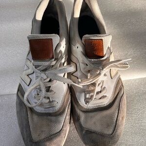 New Balance CM997HPT Men’s Size 12 Grey/White Sneakers – Good Condition – No Box
